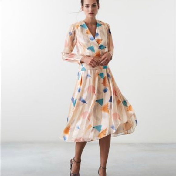 Reiss melody silk blend dress - Picture 5 of 5